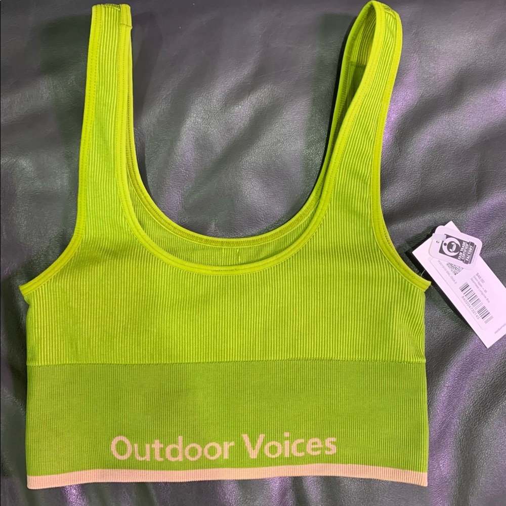Outdoor Voices SeamlessRib Longline Bra